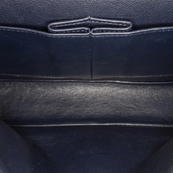 Chanel Dark Blue Quilted Shoulder Bag - Picture 6 of 7